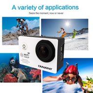 Sport Camera, Canany Wifi Action Camera 1080P HD 12MP 2.0Inch Bundle With 2 Batteries and FREE Accessories Kits... N32