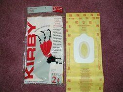 Kirby Style 2 Vacuum Bags / 3 pack - Generic (Vertical Oval Opening - NOT ROUND*)