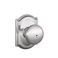 Schlage F40 PLY 625 CAM Camelot Collection Plymouth Privacy Knob, Bright Chrome by Schlage Lock Company
