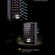 SMAD 28 Bottle Freestanding Wine Refrigerator with Digital Temperature Display N4