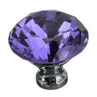 KINGSO 10pcs Crystal Glass Cupboard Wardrobe Knob Door Cabinet Drawer Pull Handle 40mm N5