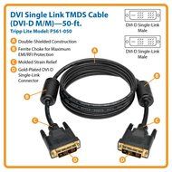Tripp Lite DVI Single Link Cable, Digital TMDS Monitor Cable (DVI-D M/M) 10-ft.(P561-010) N3