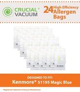 Kenmore 51195 Micro Allergen 24-Pack Vacuum Bags Designed To Fit Kenmore Vacuum 51195 Magic Blue Canister, Compare...