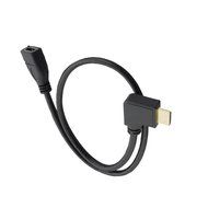 Seadream 20" 50CM 90 Degree HDMI Right-toward Male to HDMI Female Cable Adapter Connector (Right-toward) N10