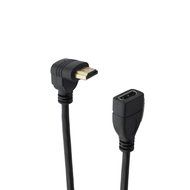 Seadream 20" 50CM 90 Degree HDMI Right-toward Male to HDMI Female Cable Adapter Connector (Right-toward) N12