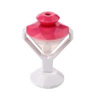 Leewa USB Diamond Shape Mini Diffuser Mist Air Purifier - 46ml Water Capacity (Pink) N3
