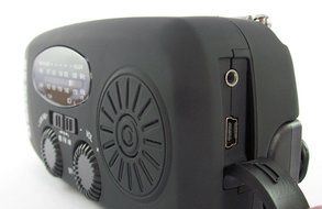 Emergency Solar Hand Crank Radio Self Powered AM/FM - NOAA Weather Radio, Survival LED Flashlight, Smart Phone... N2
