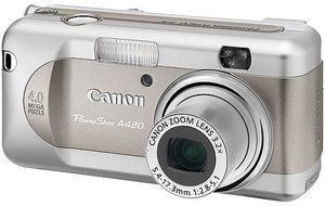 Canon PowerShot A420 Point &amp; Shoot Digital Camera With 4X MP &amp; 3.2x Optical Zoom N2