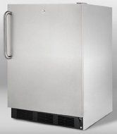Summit AL752LBLCSS 24&quot; 5.5 cu.ft. ADA Compliant Undercounter Refrigerator With Automatic Defrost Front Lock Professional...