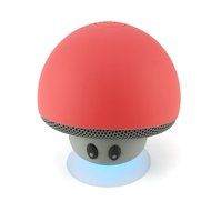 Generic Mini Wireless Bluetooth Mushroom Pattern Speaker for Smartphones Tablets ( Red) N2