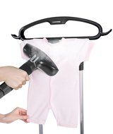 SALAV GS45-DJ Orange Professional Series Dual Bar Garment Steamer with Foot Pedals N3