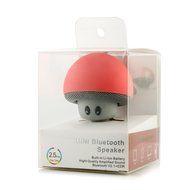 Generic Mini Wireless Bluetooth Mushroom Pattern Speaker for Smartphones Tablets ( Red) N4