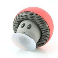 Generic Mini Wireless Bluetooth Mushroom Pattern Speaker for Smartphones Tablets ( Red) N5