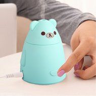 Whitelotous 80ml Portable Mini USB Humidifier Cute Panda Air Humidifier with USB Cable for Office Home (White) N18