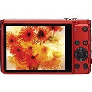 Casio Exilim EX-Z150RD 8MP 4x Zoom 3-Inch LCD Screen Digital Camera with 28mm Wide Angle Lens (Red) N5