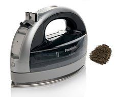 NI-WL600 Panasonic - Cordless 360 Freestyle Steam Dry Iron (Complete Set) w/ Bonus: Premium Microfiber Cleaner...