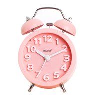 Vintage bedside Twin Bell Alarm Clock With Loud Alarm and Nightlight D