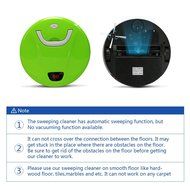 FINE DRAGON Robot Sweeper Automatic Floor Cleaning Robot Sweeping Robotic Machine with Portable Handle (Green)