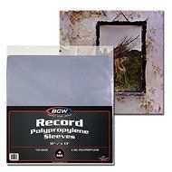500 BCW 33 1/3 RPM Album - 12" Record - Laser Disc Outer Sleeves - BCW Brand - 4 Mil Thick