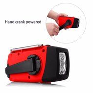 OUTERDO Dynamo Emergency Radio Solar Hand Crank Self Powered AM/FM/NOAA/WB Weather Radio, LED Flashlight,Phone...