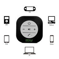 ZDW BTS-08 Bluetooth Waterproof Shower Speakers with Suction Cup, Black N7