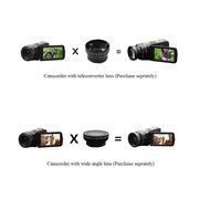 SEREE HDV-S80 10x Optical Zoom Camcorder Full HD 1080p 30fps 24MP Remote Control Digital Video Recording Camera... N2