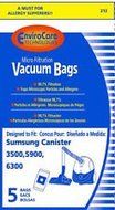 20 SAMSUNG VACUUM BAGS FOR MODEL #3500, 5900, 6300 N2