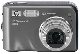 HP Photosmart R818 5MP Digital Camera with 5x Optical Zoom (OLD MODEL)