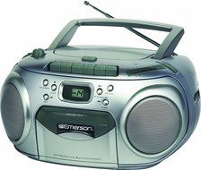 Emerson Portable Radio CD Player with Cassette Recorder (PD6548SL) N2