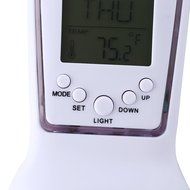 Dictac Multifunctional Music Alarm Birthday Reminding LED Digital Clock Time Calendar with Blue LED Backlight... N2