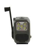 Kaito KA350GN Voyager Trek Solar/Crank AM/FM/SW NOAA Weather Radio with 5-LED Flashlight, Green N3