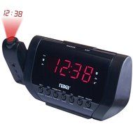 NAXA Projection Dual-Alarm Clock - Wake Up w/ Radio Or Traditional Buzzer