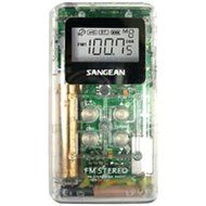 New SANGEAN DT-120 CLEAR Pocket AM/FM Digital Radios (Clear)