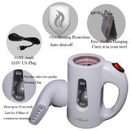 Handheld Garment Steamer, Sweet Mall Portable Travel Mini Frabic Clothes Steamer, 60S Warmup Time, Wrinkle Free... N2