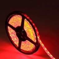 TOP YAO 16.4ft 3528 120led/m SMD Flexible Ribbon 600 LED 9.6w/m Waterproof Cuttable Strip Light for Home Party... N5