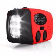 OUTERDO Dynamo Emergency Radio Solar Hand Crank Self Powered AM/FM/NOAA/WB Weather Radio, LED Flashlight,Phone... N3