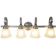 Monument 617252 Sanibel Vanity Fixture, Brushed Nickel, 32-1/2 In. by Monument