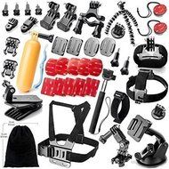 YFY 40-In-1 Basic Outdoor Sports Accessories Kit for GoPro Hero Cameras,SJ Cam, Xiaomi Yi,Sport Acion Camera N2