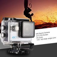 Andoer Ultra HD Action Sports Camera 2.0" LCD 16MP 4K 25FPS 1080P 60FPS 4X Zoom WiFi 25mm 173 Degree Wide-Lens... N5