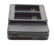 ProGear USB, iPhone, And Android Dual Battery Charger For GoPro Hero 3+/3 Compatible With Cell phone Chargers