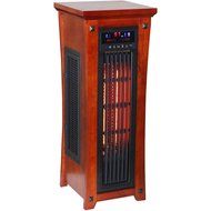 Heat Wave Premium Quality Infrared Quartz Tower Heater Oscillating with Whisper Quiet Fan