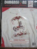 Dimensions Iron-On Transfer (Christmas Carousel by Toni Baley)