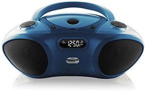 Hamilton Buhl Boom Box with CD/FM Media Player with Bluetooth Receiver