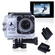 Sport Camera, Canany Wifi Action Camera 1080P HD 12MP 2.0Inch Bundle With 2 Batteries and FREE Accessories Kits... N37