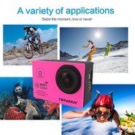 Sport Camera, Canany Wifi Action Camera 1080P HD 12MP 2.0Inch Bundle With 2 Batteries and FREE Accessories Kits... N39