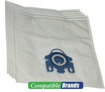Miele GN Compatible Canister Vacuum Bags 5 Pack Plus 2 Free Filters Best Value!