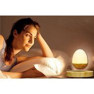 AskMeBuy Portable Bluetooth Levitating Floating Maglev 3D Speaker with Dock Oval Led Night Lamp and Wireless NFC...