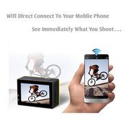 LADEY HD Digital Sports Waterproof Camera,12MP 1080P WIFI 2.0 LTPS LCD Screen Camera,170 Degree Wide Angle 30M... N28