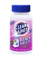 Clean Shot Bleach Tablets - 32 Ct. Concentrated Bleach for Laundry, Kitchen, Bathroom - Fresh Linen Scent