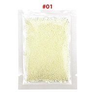 CHRWANG Distinctive 1 Bag x 10g Phosphorescent Glow-in-the-Dark Sand Particles 6# Green